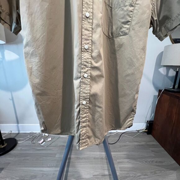 NWOT Unis NYC - "Tony" SS Poplin Shirt Medium - Khaki / Tan - Picture 5 of 6